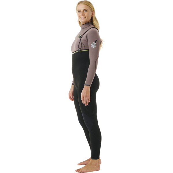 2025 Rip Curl Womens E-Bomb 3/2mm Zip Free Wetsuit 14MWFS - Eggplant